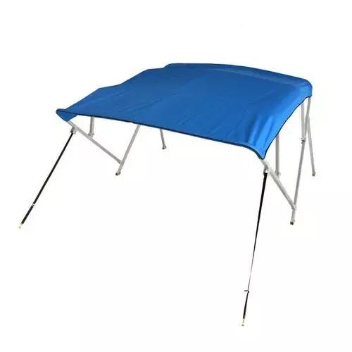 Certified Gen3 Marine 4 Bow Pontoon Bimini Top 54” H x 8’ L 91-96” W Breathable UV-Mildew Resistant Fabric, Free Rear Support Poles