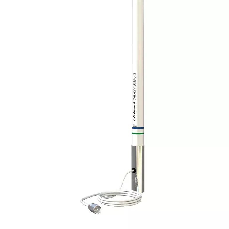 Exclusive Offer Shakespeare AIS 8‘ Galaxy AIS Antenna – 6dB Gain – Stainless Steel Ferrule [5225-XT-AIS]