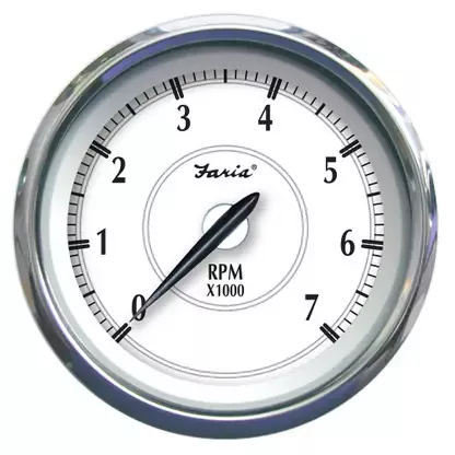 Faria Newport SS 4″ Tachometer f/Gas Outboard – 7000 RPM – 45003 Deal