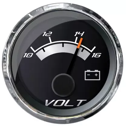 Faria Platinum 2″ Voltmeter (10-16 VDC) – 22022 Must Have