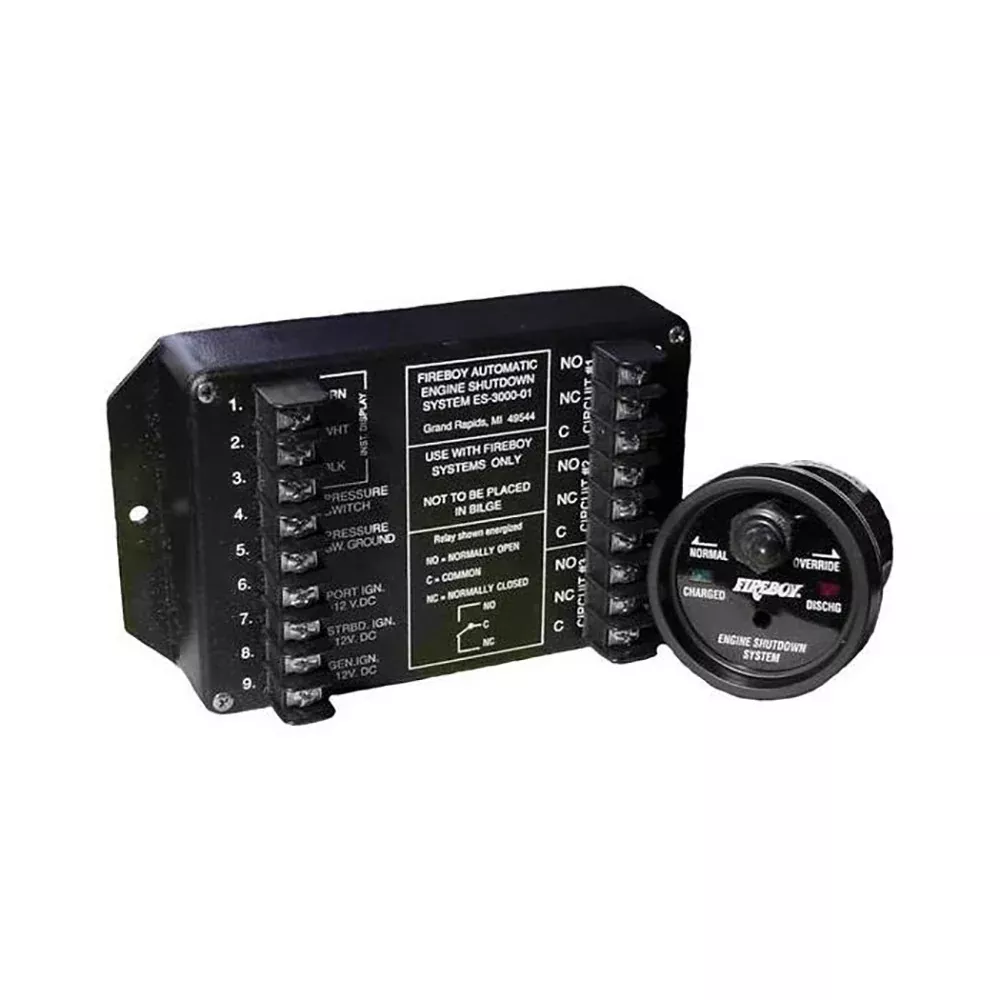 Fireboy-Xintex 8 Circuit Engine Shutdown w/Time Delay – Round Display [ES-8015-01]