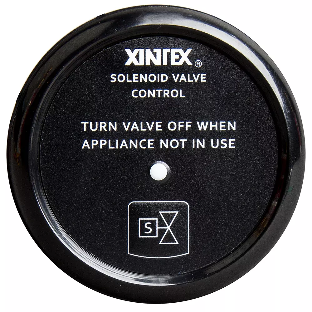 Fireboy-Xintex Propane ControlSolenoid Valve w/Black Bezel Display