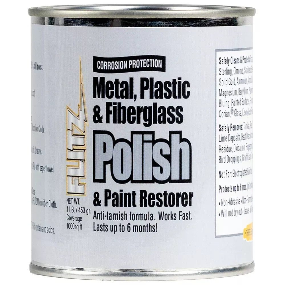 Flitz Metal, PlasticFiberglass Polish Paste - 1.0lb