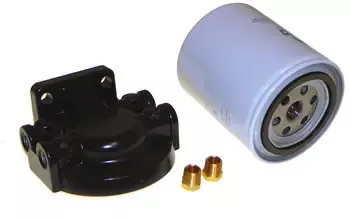 Fuel Filter and 1/4″ Aluminum Bracket – 3-7/8″ Tall, 10 Micron Buy Direct