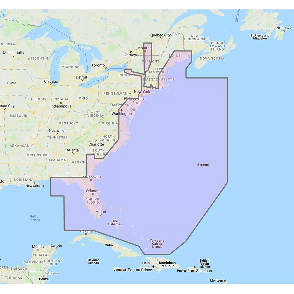 Furuno U.S. East Coast, BahamasBermuda - Vector ChartsStandard Resolution Satellite Photos f /Bahamas - Unlock Code [MM3-VNA-022]