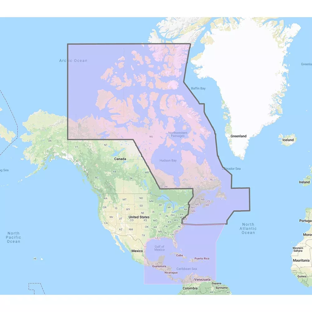 Furuno USCanada Atlantic Coast, Gulf of Mexico, Caribbean Bahamas and central America Vector Charts - Unlock Code