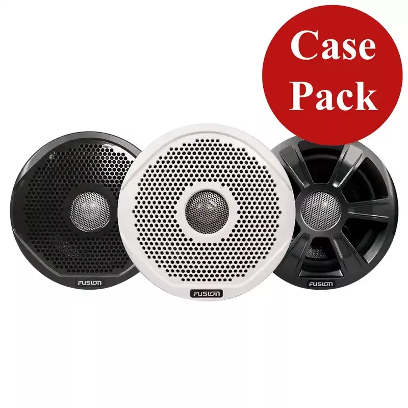 FUSION FR6022 6″ Round 2-Way IPX65 Marine Speakers – 200W – Pair w/3 Speaker Grilles Provided – *Case of 6* Fan Favorite