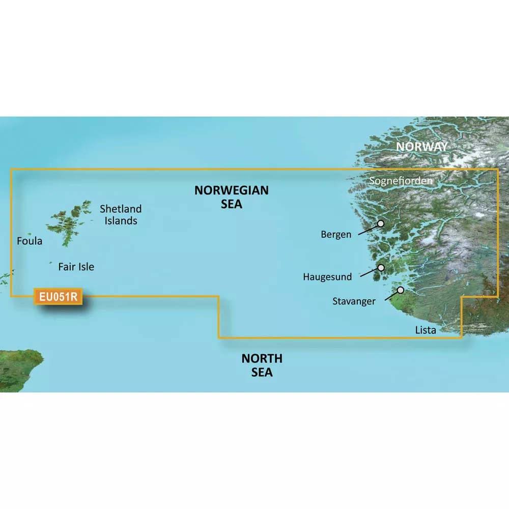 Garmin BlueChart g3 Vision HD - VEU051R - Lista - Sognefjorden - microSD/SD [010-C0787-00]