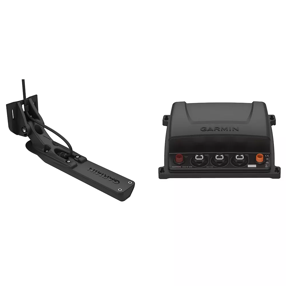 Garmin GCV 20 Ultra HD Scanning Sonar Black Box w /GT34UHD-TM Ultra HD Transom Mount Transducer [010-02055-00]