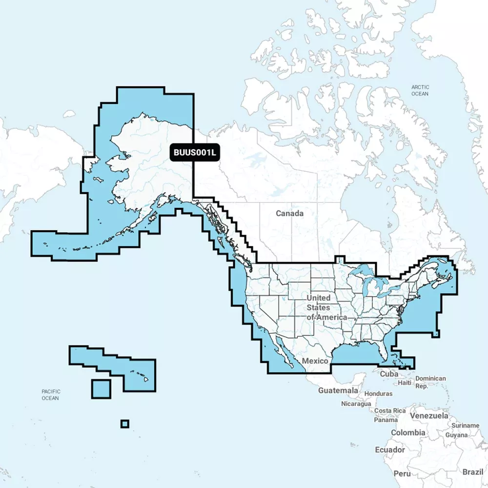 Garmin Navionics+ BUS001L U.S.Coastal Canada Built-In Chart Updates - microSD/SD1-Year Subscription [010-13177-00]