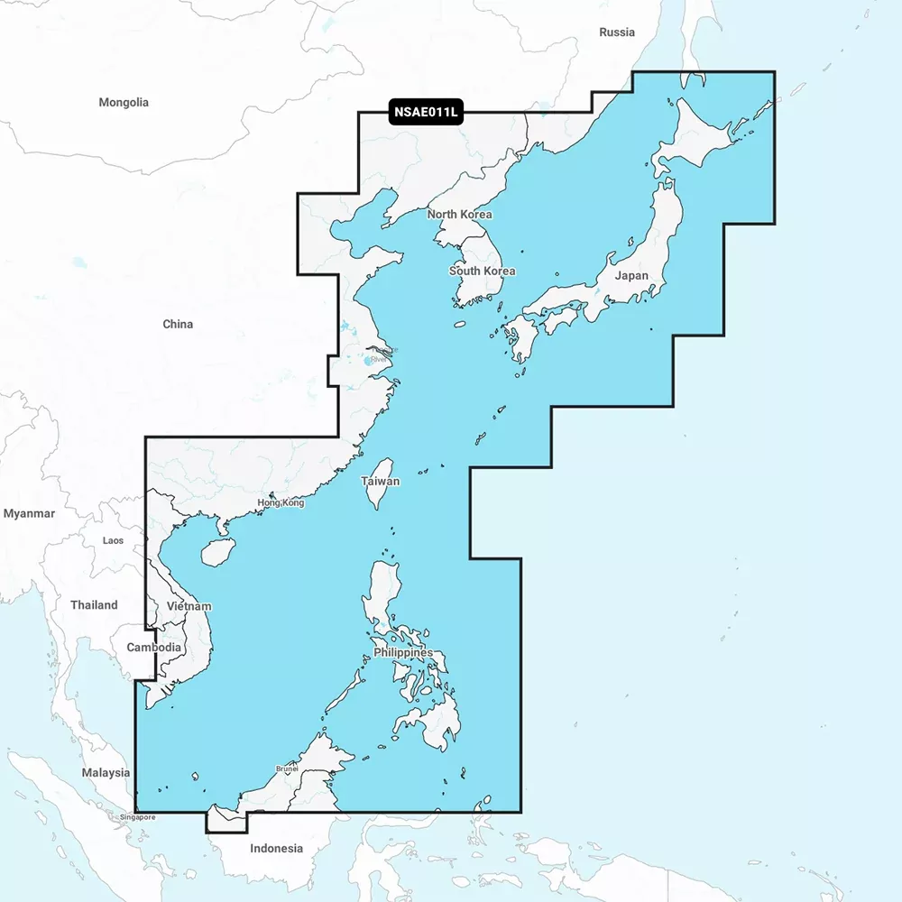 Garmin Navionics+ NSAE011L - China SeaJapan - Marine Chart [010-C1214-20]