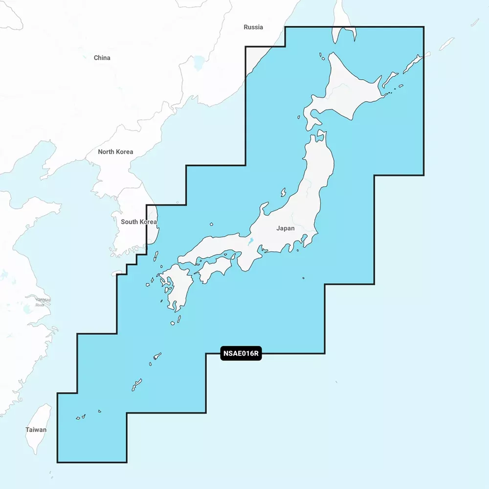 Garmin Navionics+ NSAE016R - Japan LakesCoastal - Marine Chart [010-C1215-20]