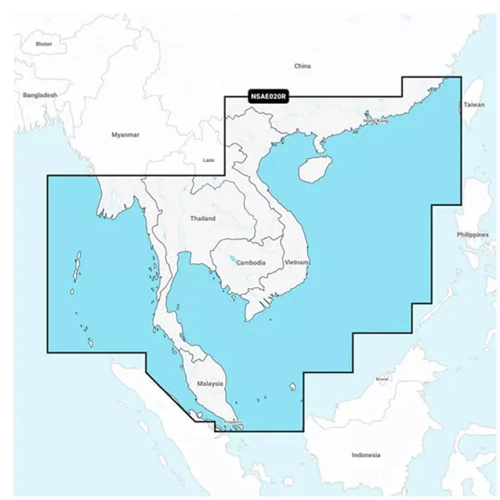 Garmin Navionics+ NSAE020R - South ChinaAndaman Seas - Marine Chart[010-C1218-20]