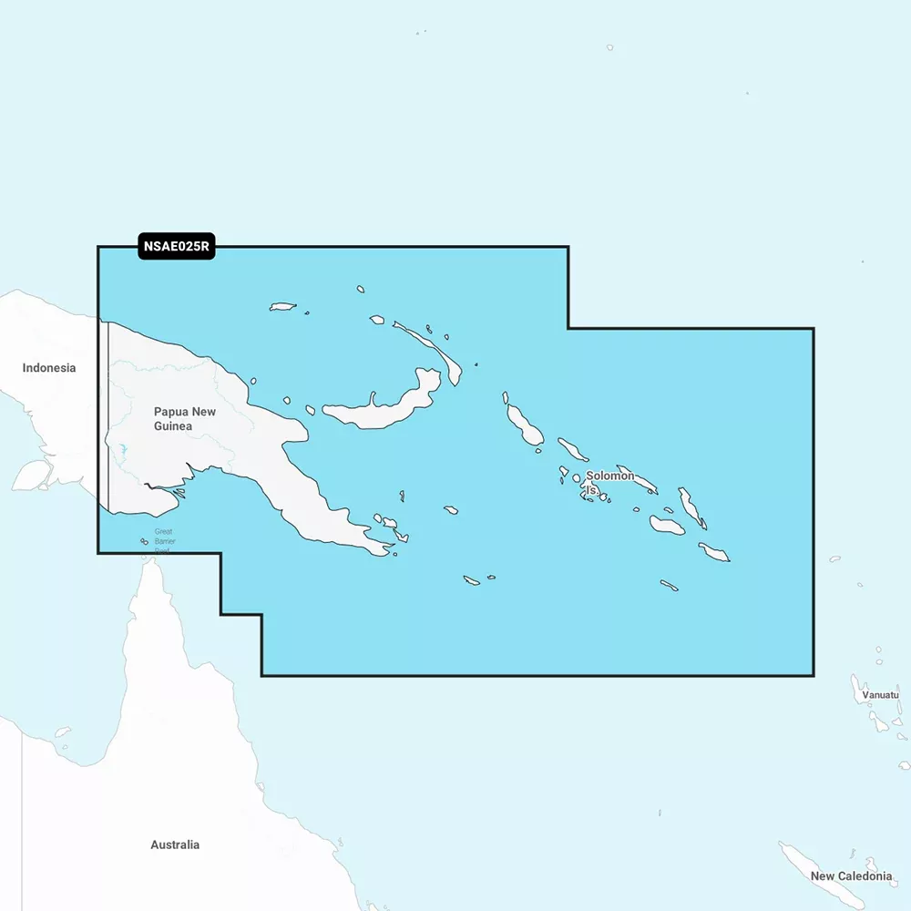 Garmin Navionics+ NSAE025R - Papua New GuineaSolomon Islands - Marine Chart [010-C1223-20]