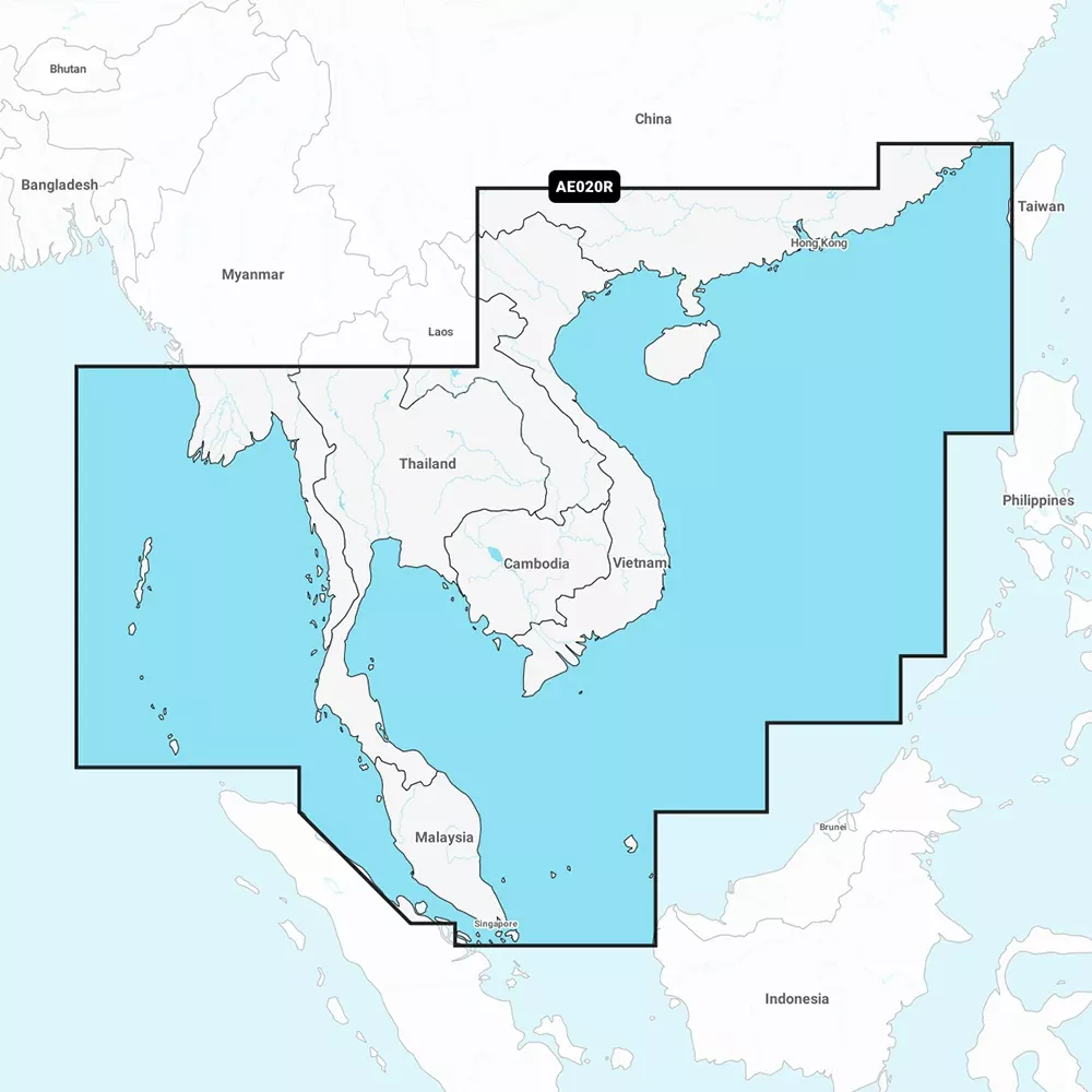 Garmin Navionics Vision+ NVAE020R - South ChinaAndaman Seas - Marine Chart [010-C1218-00]