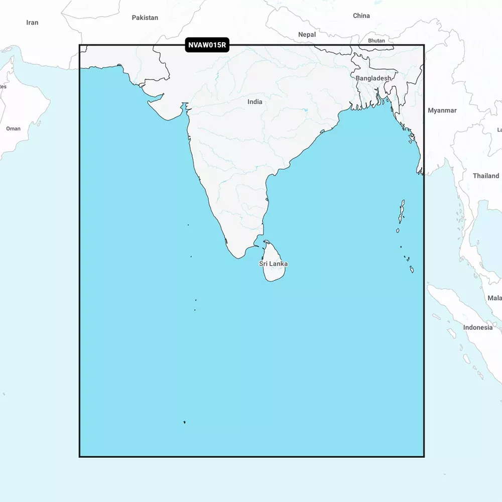 Garmin Navionics Vision+ NVAW015R - Indian Subcontinent - Marine Chart [010-C1230-00]