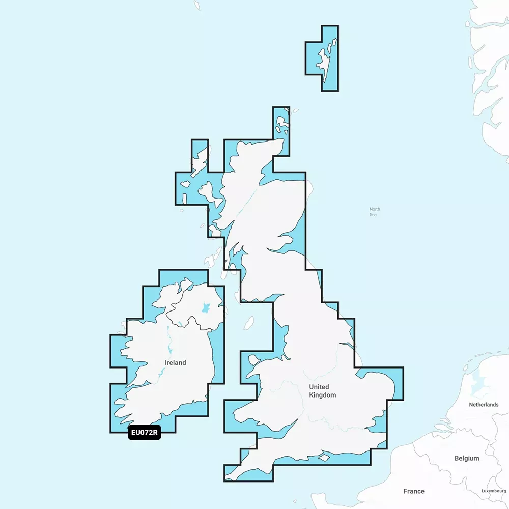 Garmin Navionics Vision+ NVEU072R - U.K.Ireland LakesRivers - Inland Marine Chart [010-C1267-00]