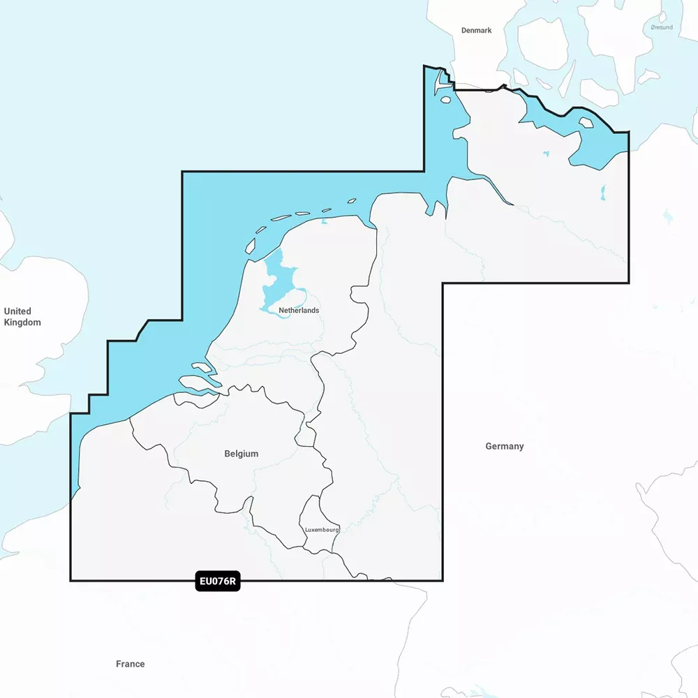 Garmin Navionics Vision+ NVEU076R - BeneluxGermany, West - Marine Chart [010-C1242-00]