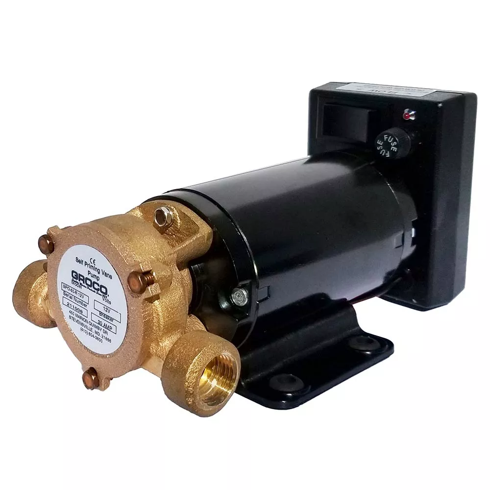 GROCO Commercial Duty Reversing Vane Pump - 24V
