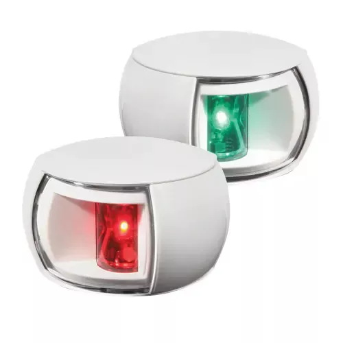 Hella Marine 980520911 NaviLED Port/Starboard Pair-2nm-Clear Lens/White High Quality