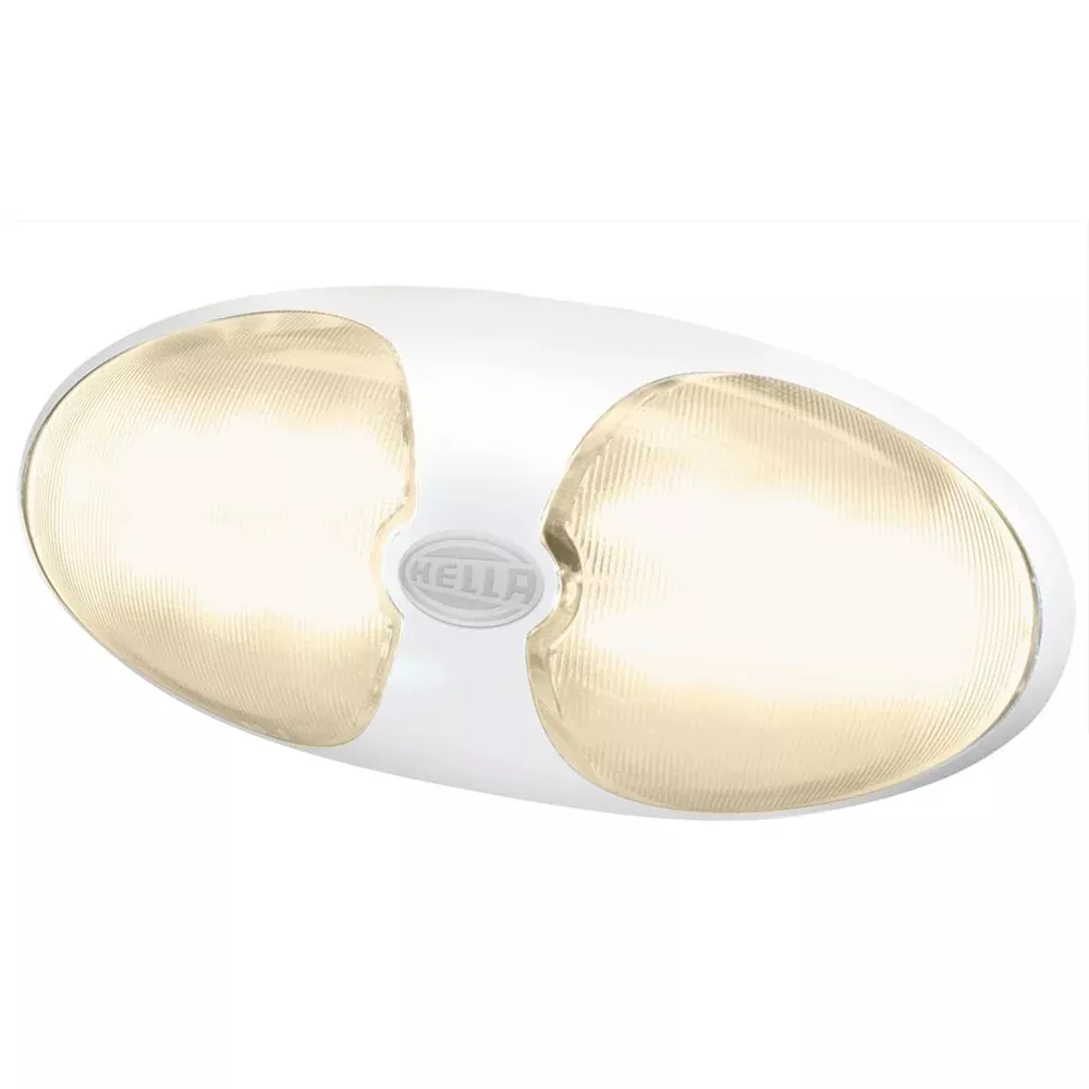 Hella Marine DuraLED 12 Interior /Exterior Lamp - Warm White LED - White Housing [959700701]