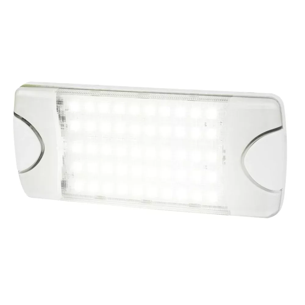 Hella Marine DuraLED 50 Low Profile Interior /Exterior Lamp - White LED Spreader Beam [980629001]