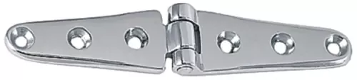 Hot Picks Perko 0120DP2CHR 6″ Strap Hinges Chrome Plated Brass, Pr.
