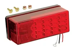 In Demand Wesbar 3″ x 8″ Waterproof LED 8-Function, Left/Roadside Tail Light