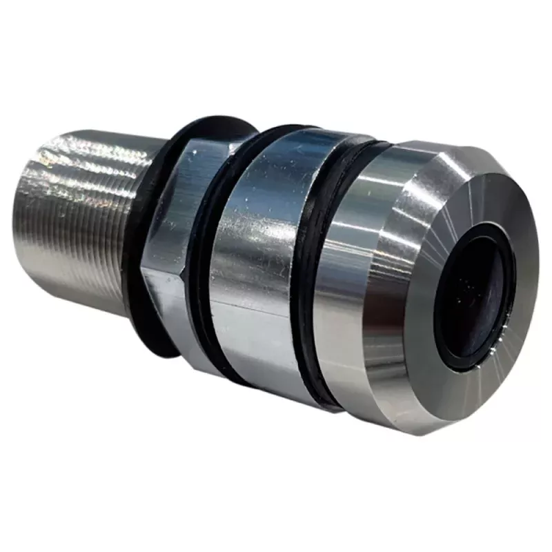 Iris Mini Flush Mount Hi-Resolution Through-Hull Camera - CVBS, TVI, CVI,AHD [IRIS735]