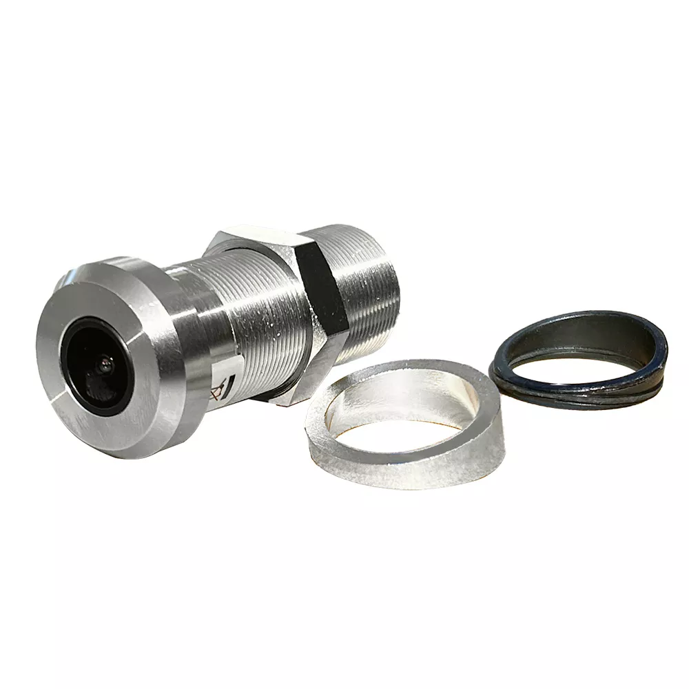 Iris Mini Flush Mount Hi-Resolution Through-Hull Camera - CVBS, TVI, CVI,AHD