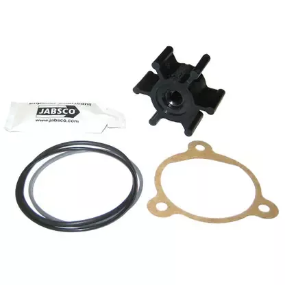 Jabsco Neoprene Impeller Kit w /Cover, Gasket or O-Ring - 6-Blade - 5 /16 Shaft Diameter [6303-0001-P]
