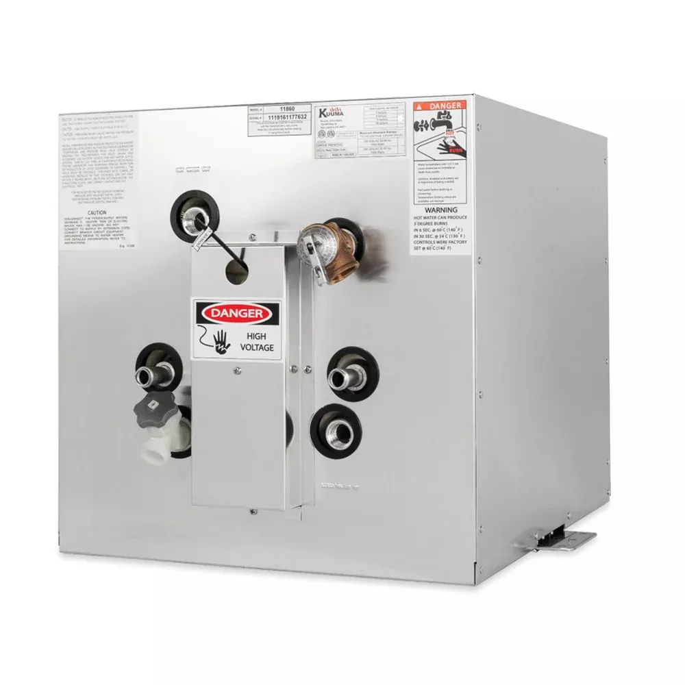 Kuuma 11-Gallon WH, 240V (L1L2 Wiring) Front Heat Exchange, Side Mount [11860]