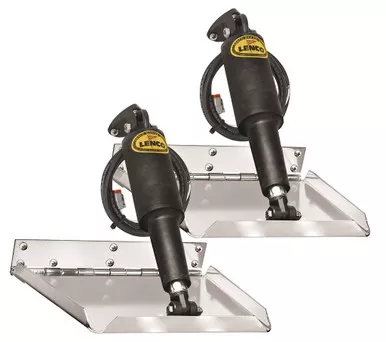 Lenco 14inx12in Performance Trim Tab Kit 12v Requires Switch