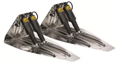 Lenco 21inx14in High Performan Trim Tab Kit 12v Dual Actuator Requires Switch