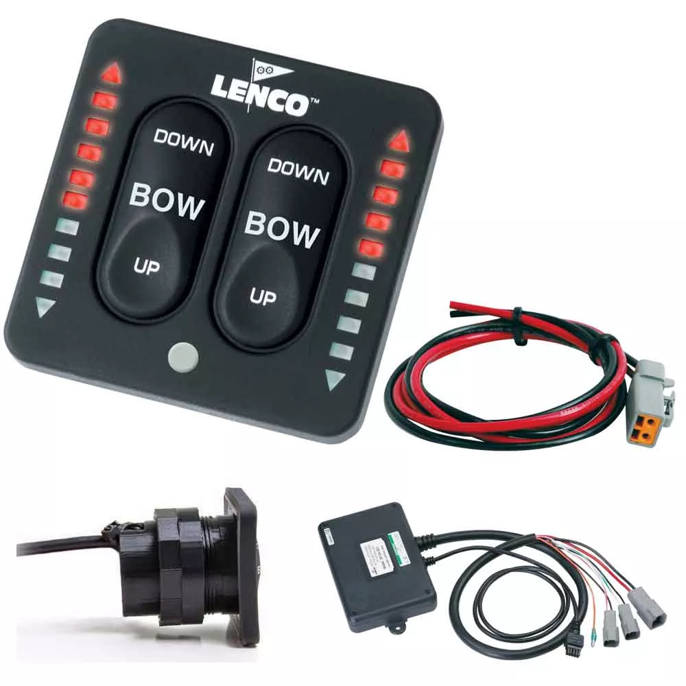 Lenco LED Indicator Two-Piece Tactile Switch Kit w /Pigtail f /Single Actuator Systems [15270-001]