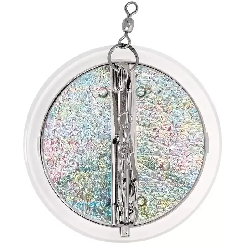 Luhr-Jensen 3-1/4″ Dipsy Diver – Silver/Silver Bottom Crush Certified