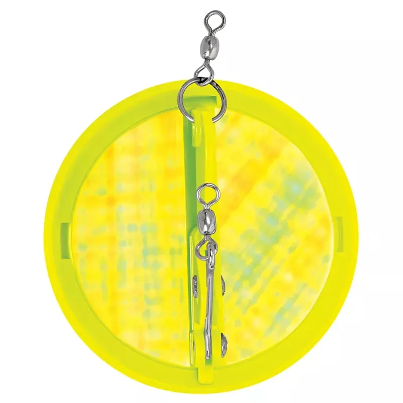 Luhr-Jensen 4-1/8″ Dipsy Diver – Chartreuse/Silver Bottom Moon Jelly Must Have