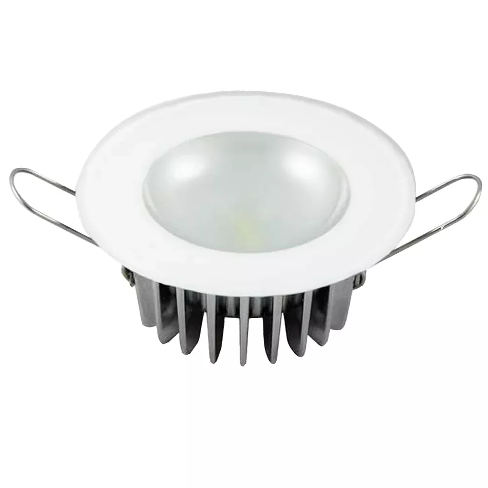 Lumitec Mirage - Flush Mount Down Light - Glass Finish/No Bezel - 2-Color White/Red Dimming [113192]