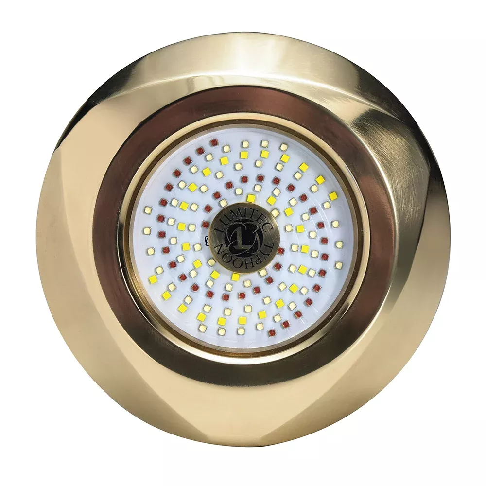 Lumitec SeaBlaze Typhoon Underwater Bronze Thru-Hull LED Light - RGBW Spectrum