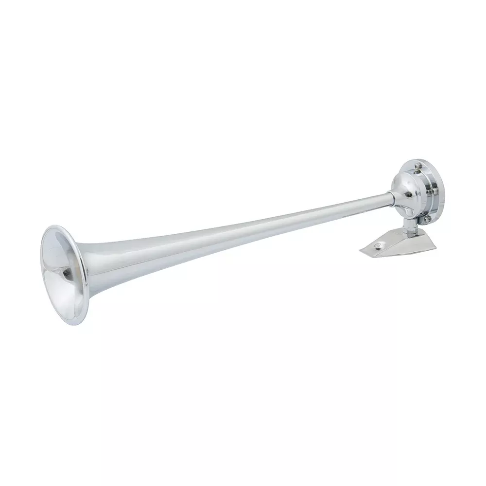 Marinco 12V Chrome Plated Single Trumpet Air Horn
