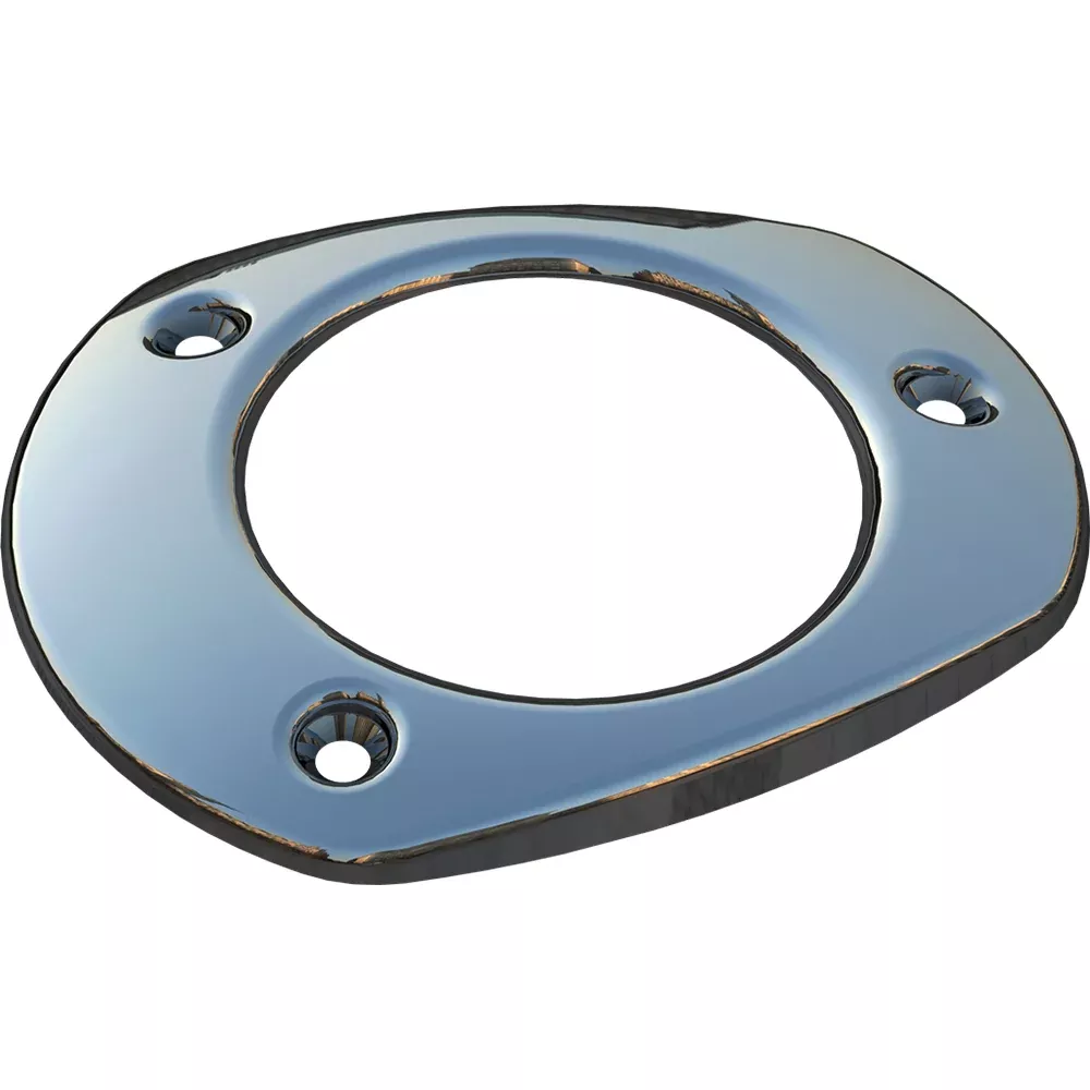 Mate Series Stainless Steel Cap f /Oval Plastic Rod Holders [2000CS]