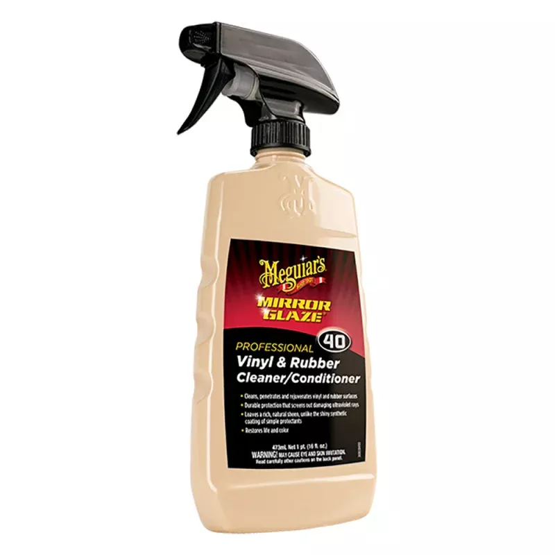 Meguiars M40 Mirror Glaze VinylRubber CleanerConditioner - 16oz [M4016]
