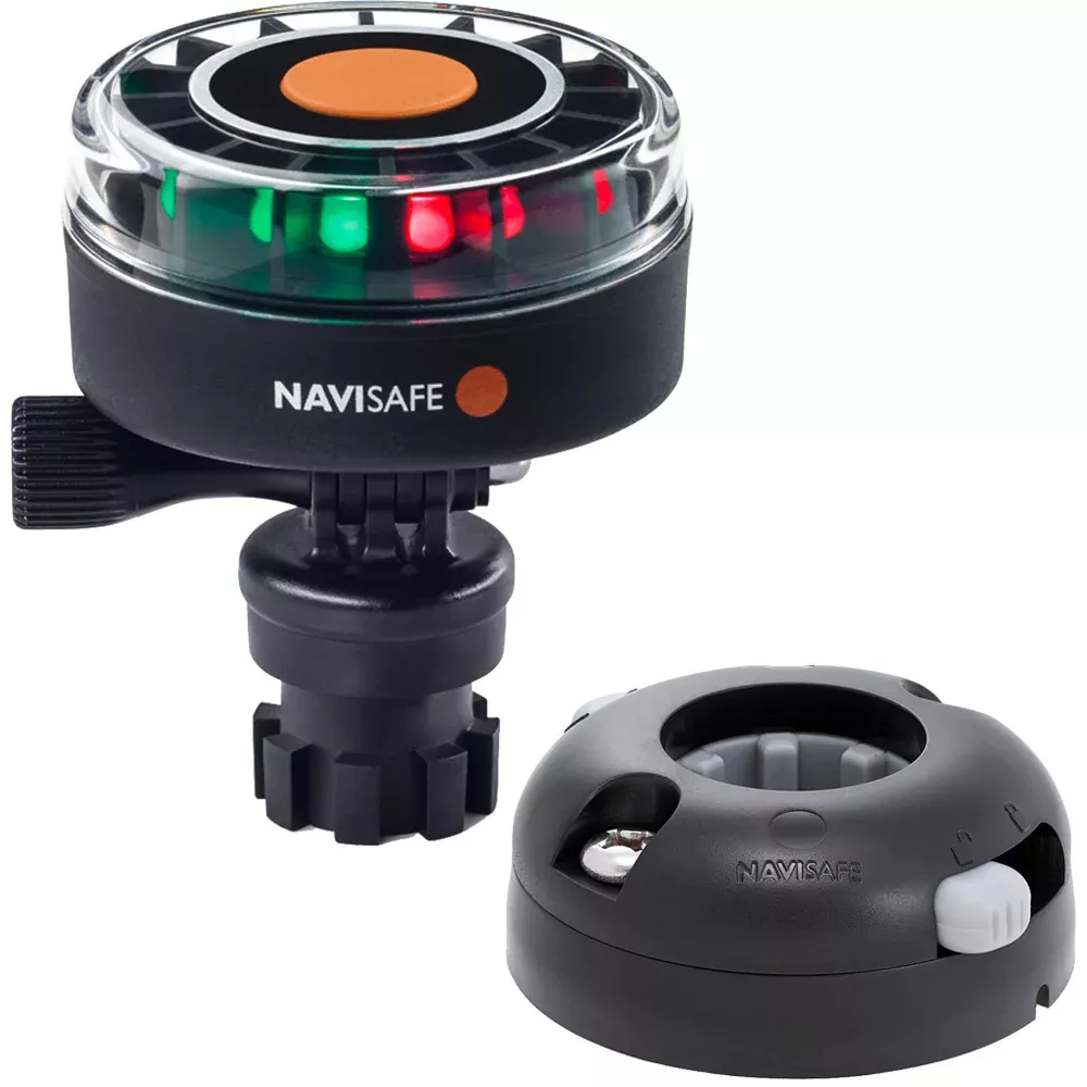 Navisafe Navilight 2NM Tricolor w/Navimount BaseHorizontal Mount - Black