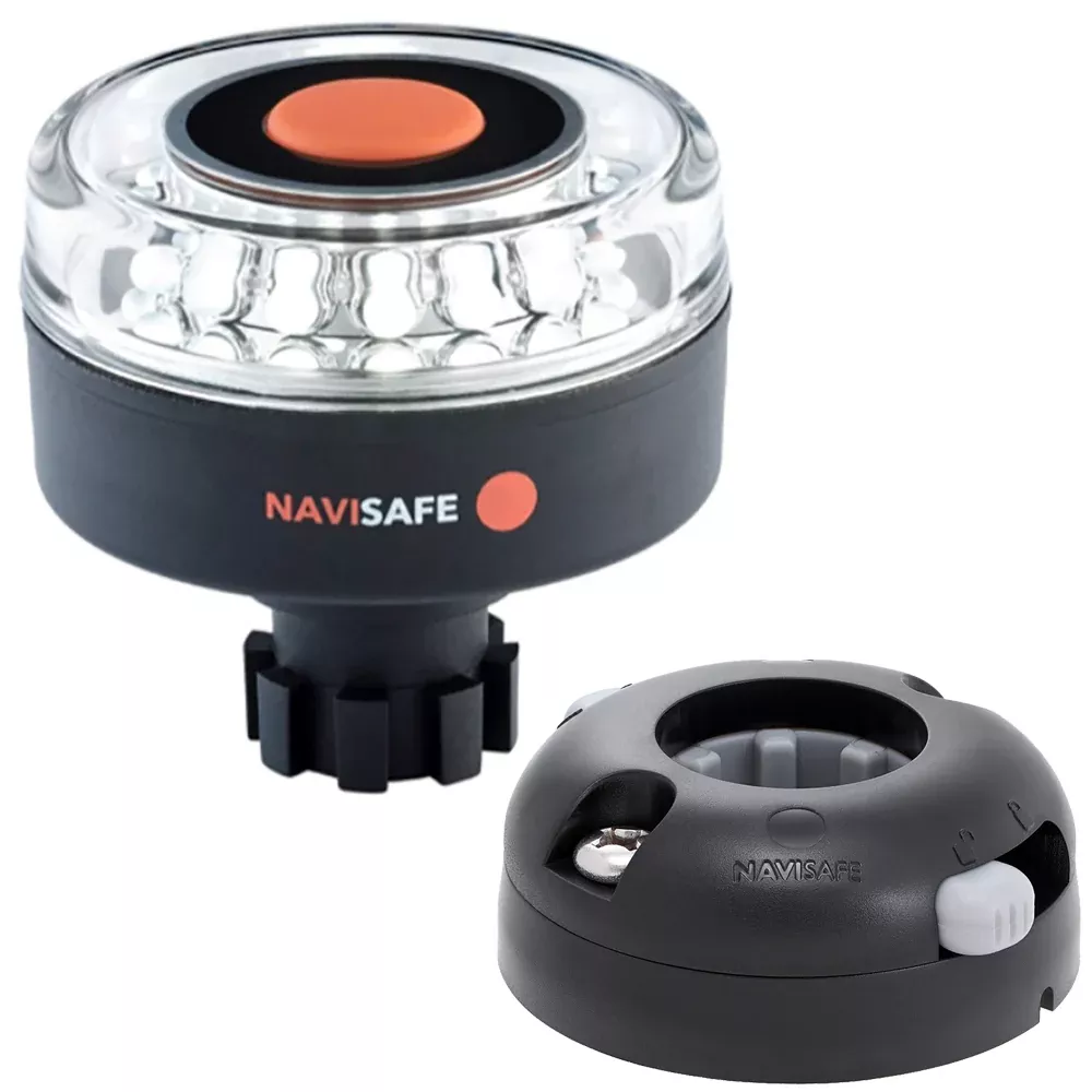 Navisafe Navilight 360 2NM w/Navibolt BaseHorizontal Mount - Black
