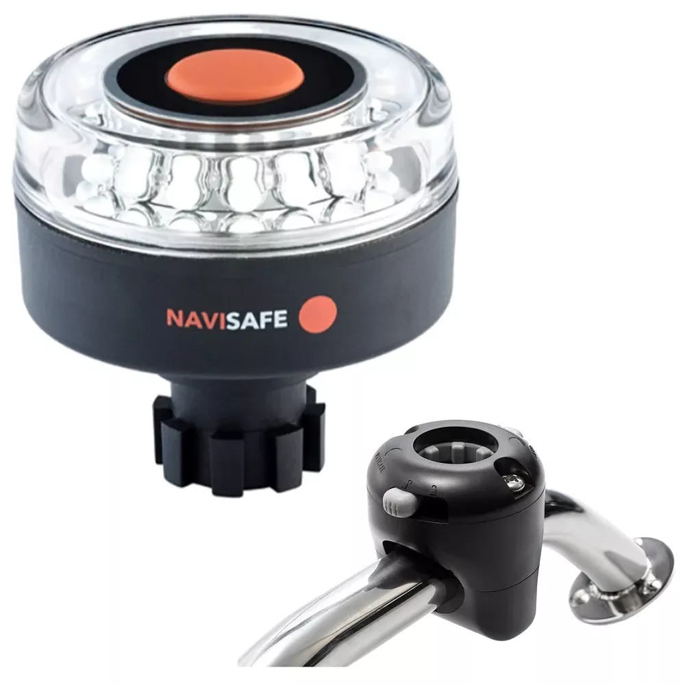 Navisafe Navilight 360 2NM w/Navibolt BaseRail Mount - Black
