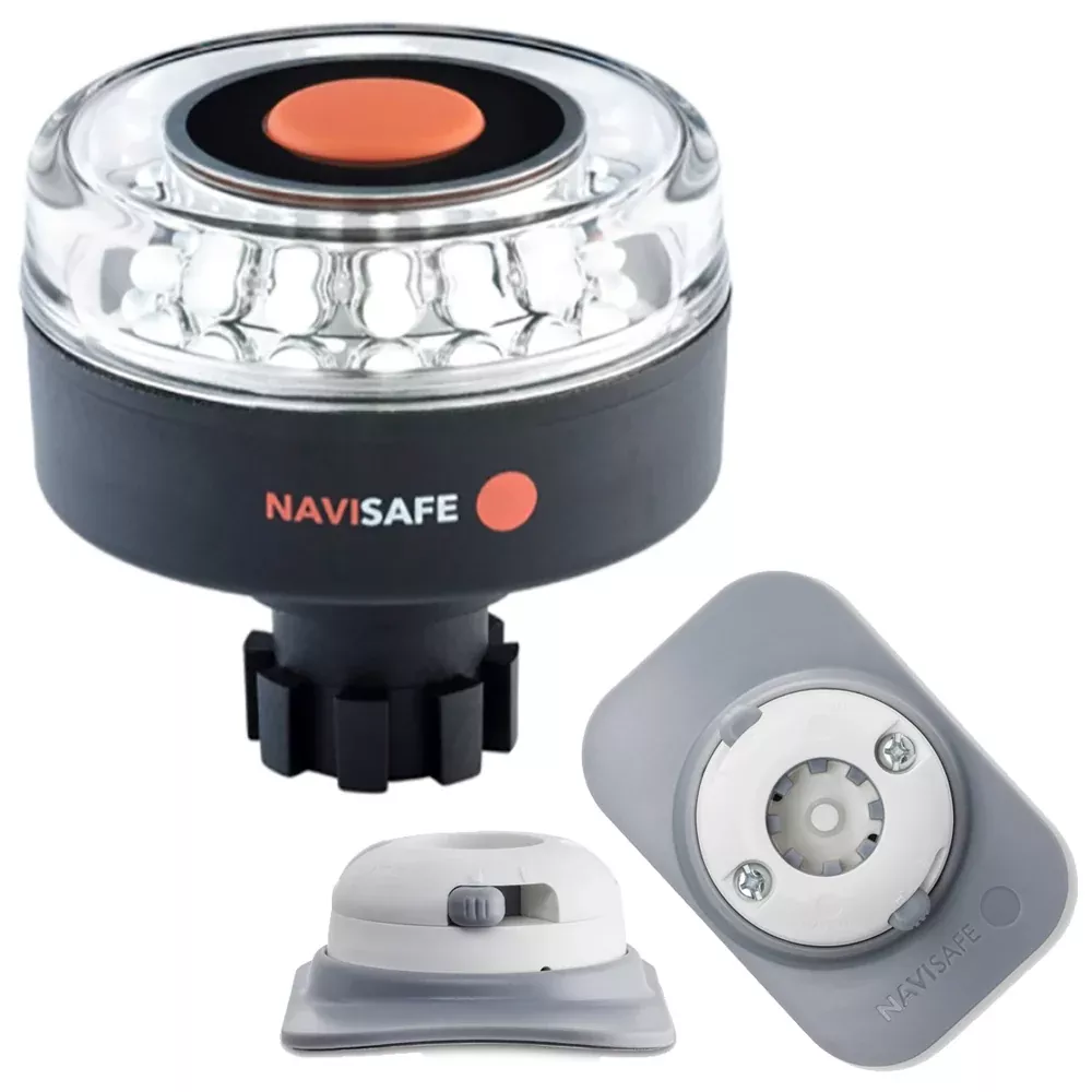 Navisafe Navilight 360 2NM w/Navibolt BaseRIB Mount - White