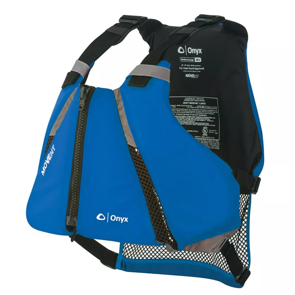 Onyx MoveVent Curve Paddle Sports Life Vest - XS /S - Blue [122000-500-020-16]