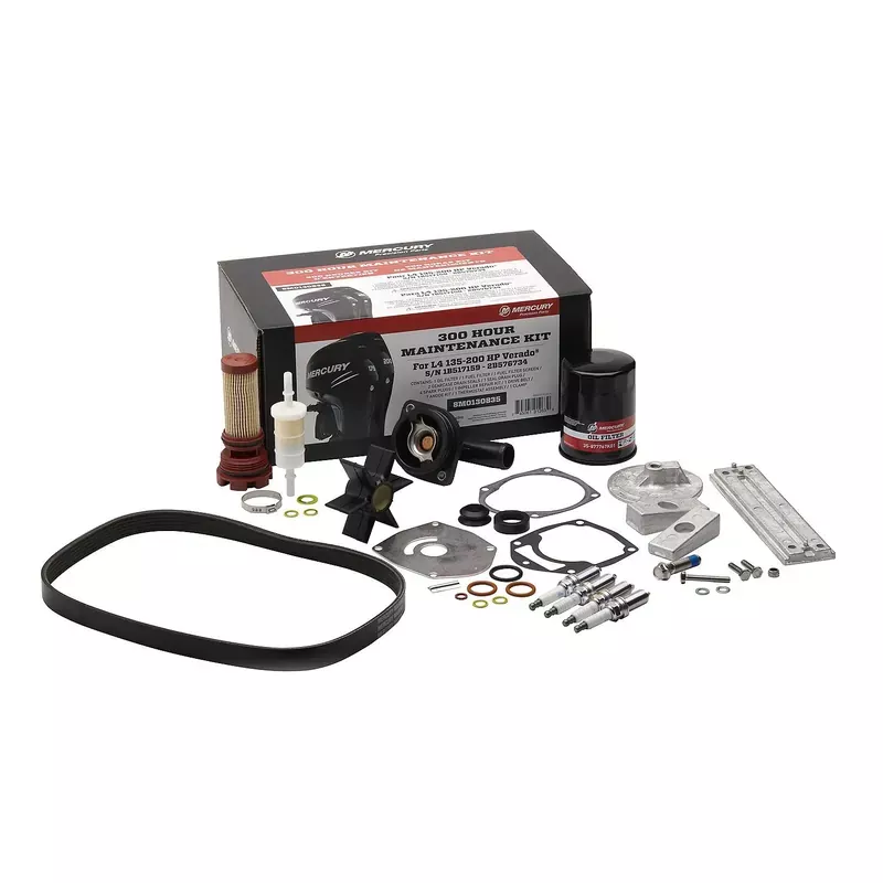 Place Order Mercury 8M0130835 135-200hp L4 Verado 300 Hour Maintenance Kit