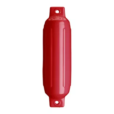Polyform G-1 Twin Eye Fender 3.5" x 12.8" - Classic Red