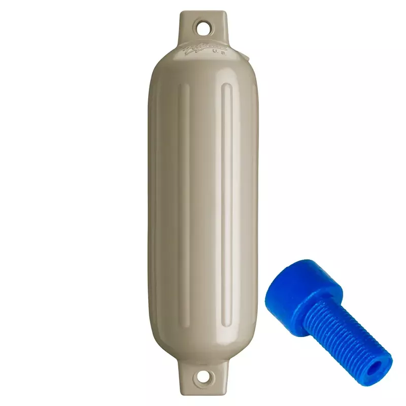 Polyform G-3 Twin Eye Fender 5.5″ x 19″ – Sand w/Adapter [G-3 SAND W/AIR ADAPTER] Price Cut